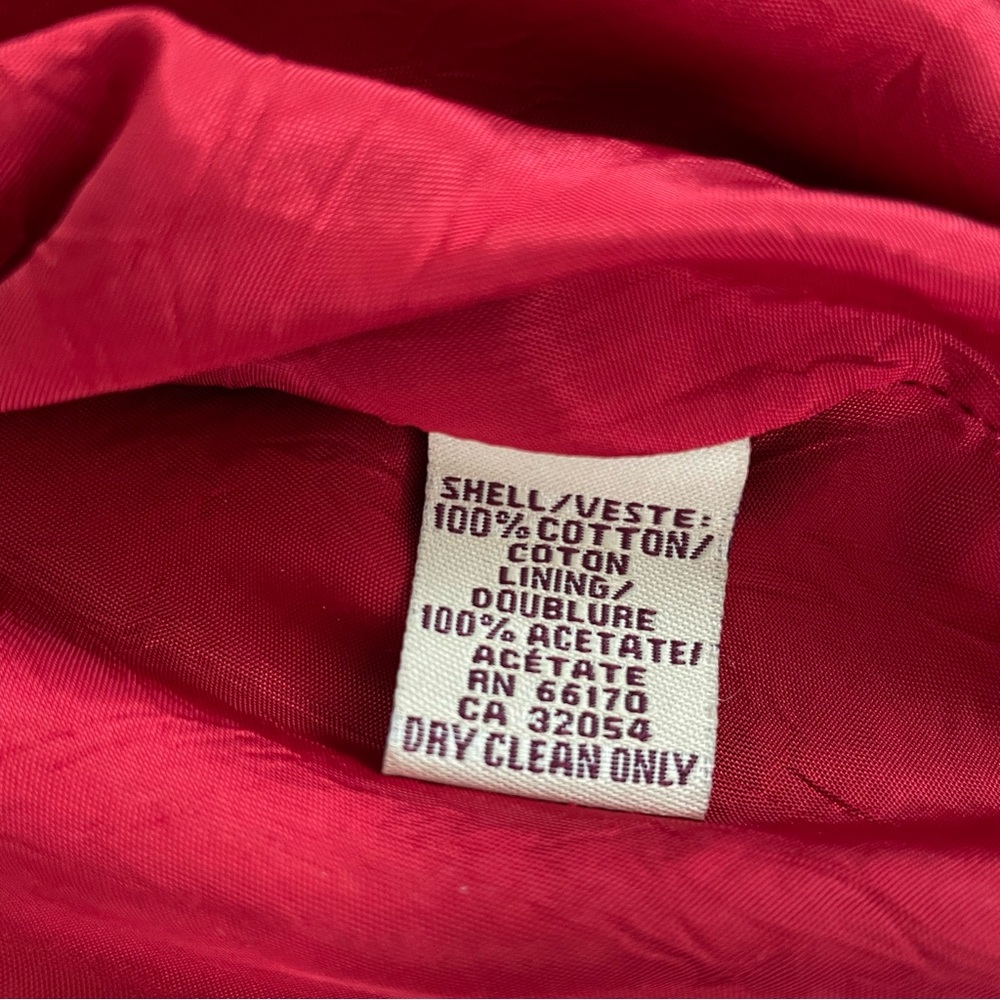 Free People Red Jacket/Blazer - size 10 - Picture 6 of 8